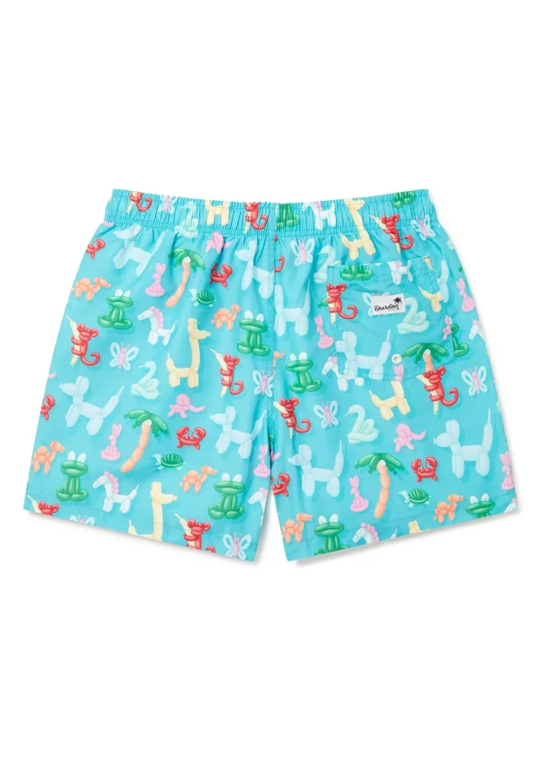 Hot Balloon Animals Teal Swimwear