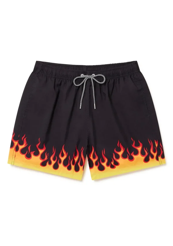 Discount Flames Black Swimwear