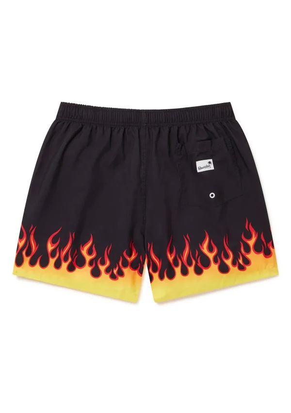 Discount Flames Black Swimwear
