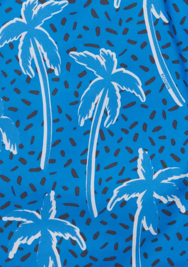 Sale Kids Flair Palm Blue Boys Swimwear