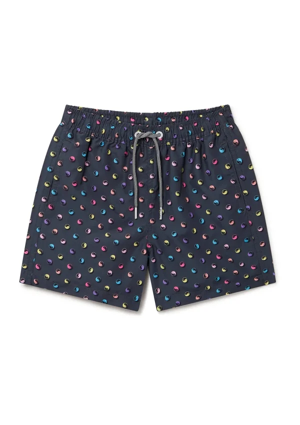 Fashion Kids Polka Yin Yang Neon Boys Swimwear