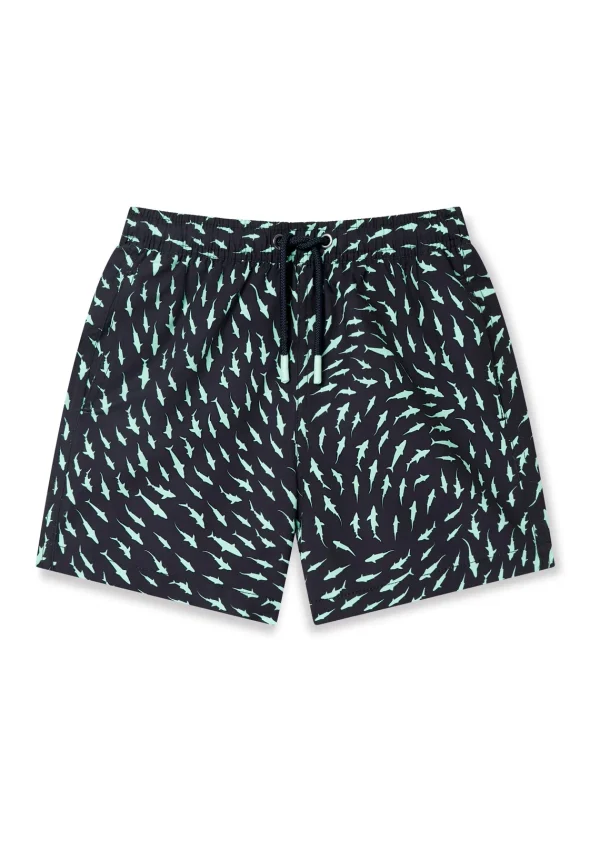 Cheap Kids Raeburn Sharks Charcoal Boys Swimwear