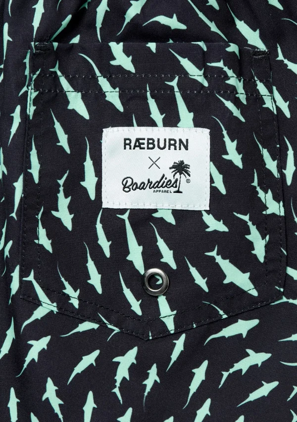 Cheap Kids Raeburn Sharks Charcoal Boys Swimwear