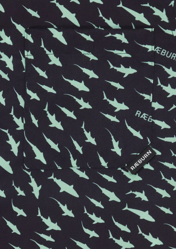 Hot Kids Raeburn Sharks Charcoal Shirt Clothing