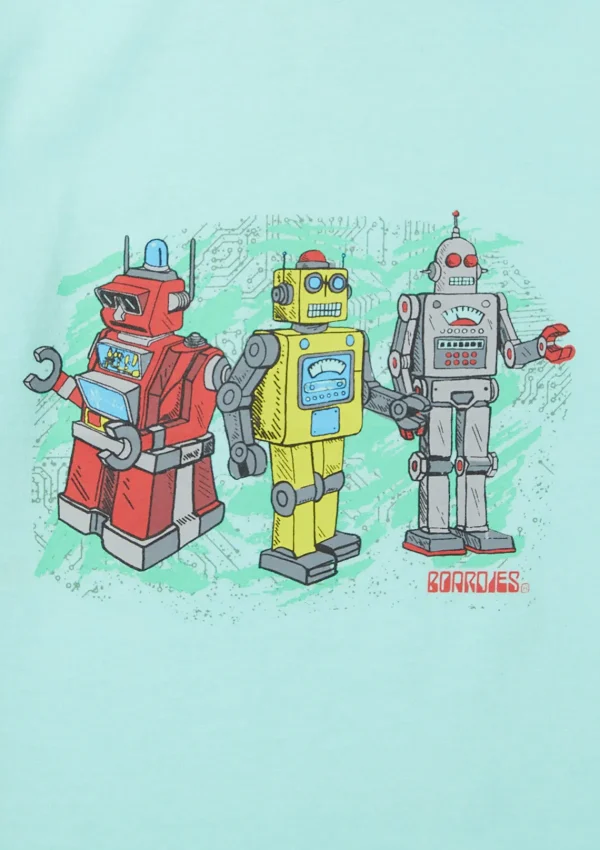 Clearance Kids Robots T-Shirt Clothing