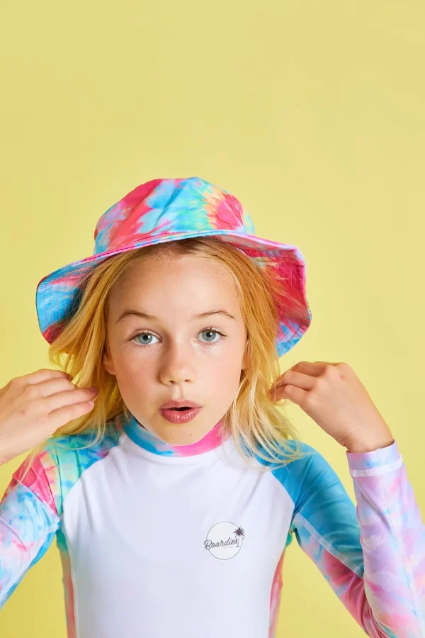 Outlet Kids Spiral Tie Dye Bucket Hat Accessories
