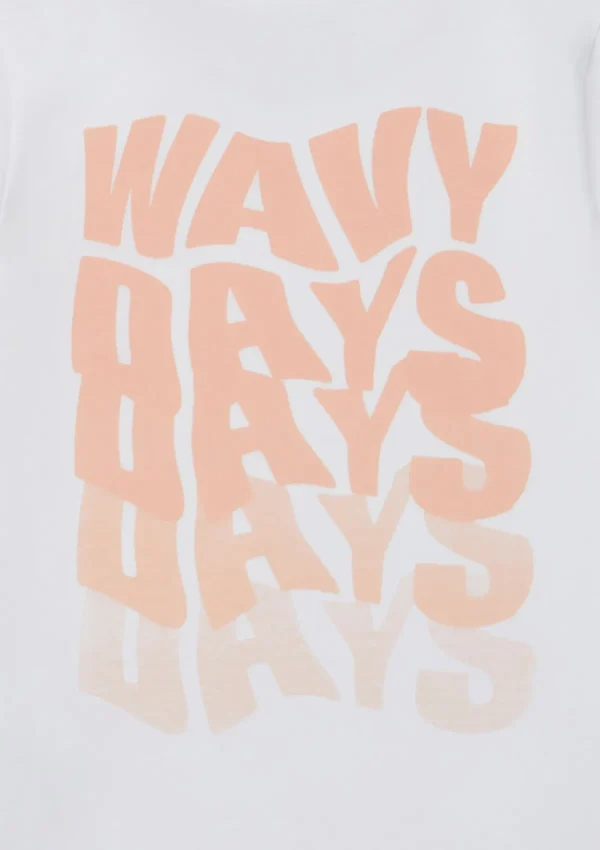 New Kids Wavy Days Orange T-Shirt Clothing