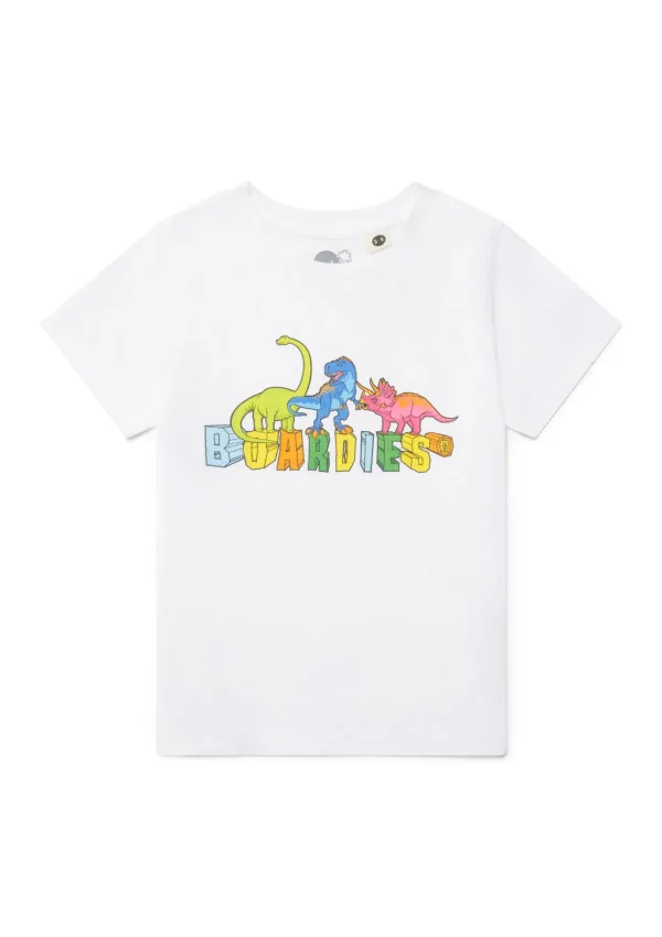 Cheap Kids White Vibrant Dino T-Shirt Clothing