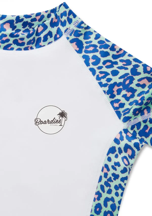 Best Sale Lime Leopard Rash Guard Clothing
