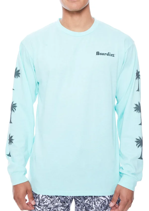 Fashion Palm Arm Green Long Sleeve T-Shirt Clothing