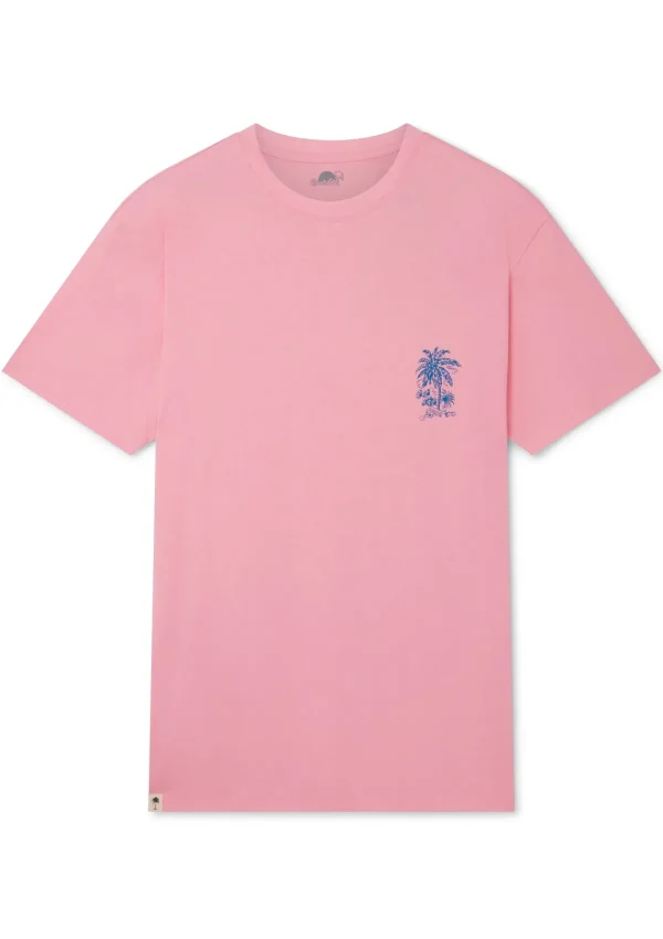 Flash Sale Palm Pink T-Shirt Father & Kid