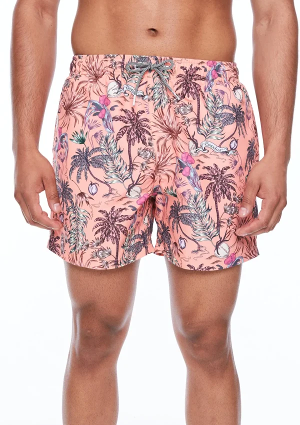 Flash Sale Palms Peach Father & Kid