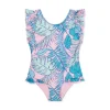 Cheap Palmtopia Ruffle Swimsuit Girls Swimwear