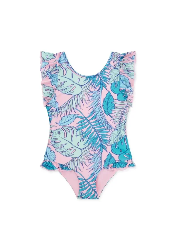 Cheap Palmtopia Ruffle Swimsuit Girls Swimwear