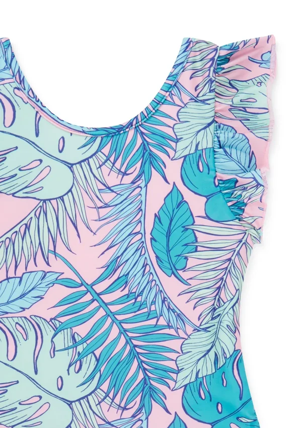 Cheap Palmtopia Ruffle Swimsuit Girls Swimwear