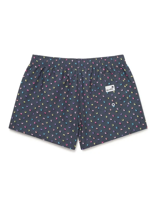 Flash Sale Polka Yin Yang Neon Shortie Swimwear