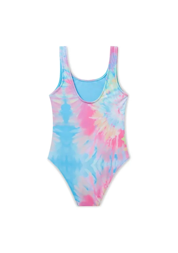 Hot Spiral Tie Dye Classic Swimsuit Girls Swimwear