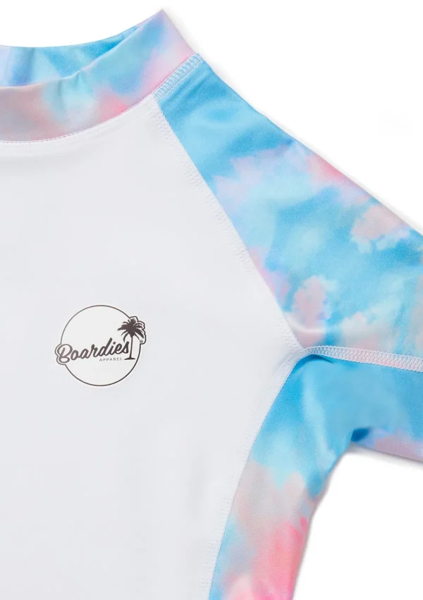 Store Spiral Tie Dye Rash Guard Clothing