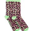 Hot Tropical Cheetah Socks Footwear & Accessories