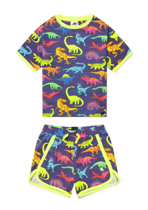 Cheap Vibrant Dino Kids Co-Ord Clothing