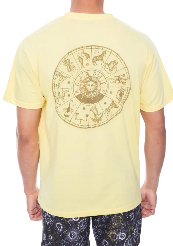 Outlet Yellow Horoscopes T-Shirt Clothing